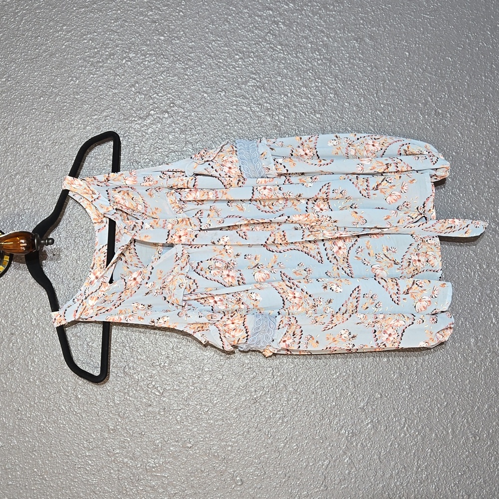 Miss Me Cold Shoulder Floral Blouse